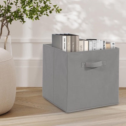 STORAGEIDEAS 11" Fabric Storage Bins, Foldable Storage Cubes, Heavy Duty Cube Organizer for Home