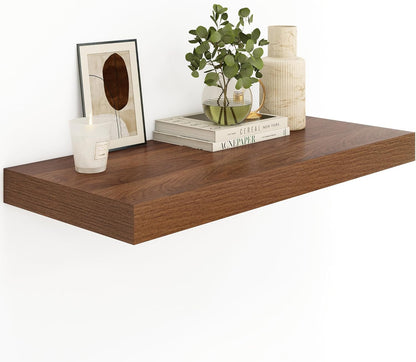 Heimlove 12" Deep Floating Shelves for Wall, 24 Inch Wall Shelf Bathroom Shelves Set of 1, Wall