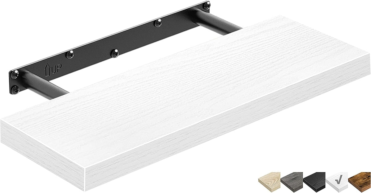 QEEIG Floating Shelf for Wall Bathroom Shelves Bedroom Kitchen Living Room Farmhouse Small Book