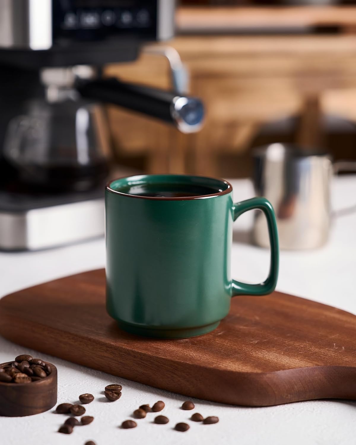 famiware Coffee Mugs Set of 4, Nebula 14oz Coffee Mugs, Ceramic Cup Set with Handle for Latte, Tea