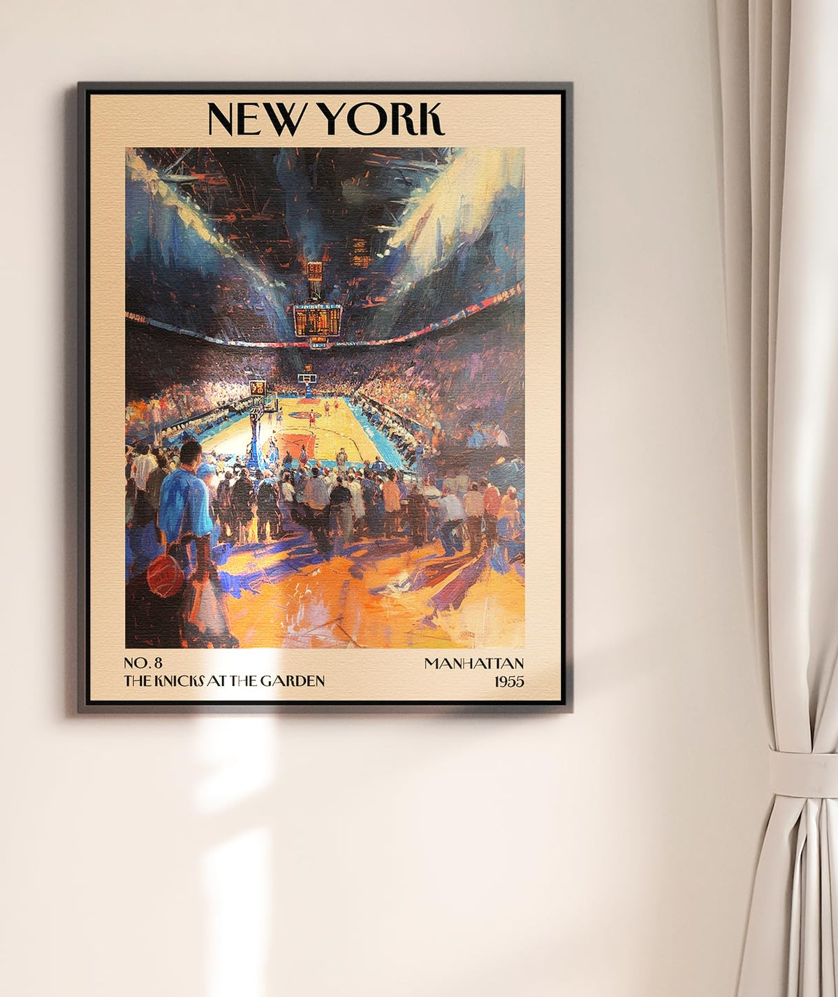 Retro Vintage New York Wall Art Print - 11x14 Unframed Poster - New York City Souvenirs, Cute