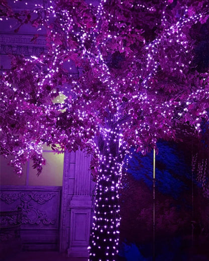 Twinkle Star 2 Pack Outdoor Solar String Lights, Total 80FT 240 LED Solar Powered Halloween