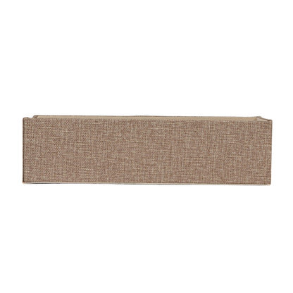 Household Essentials Brown 720-1 Deep Drawer Organizer Box for Storage | 12 in x 4 in x 3.13