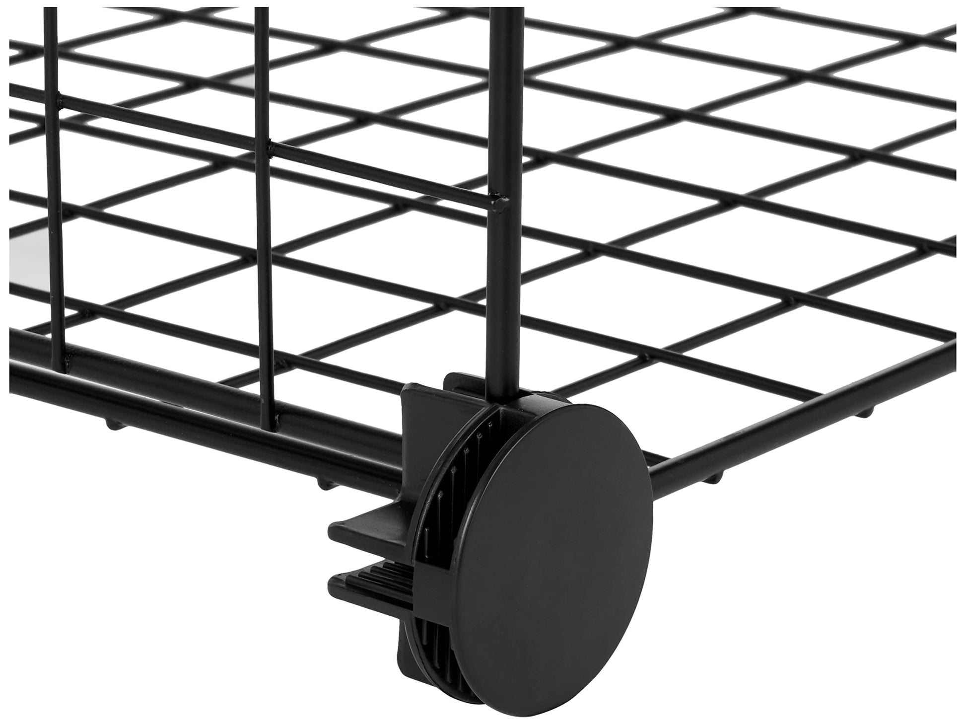 Amazon Basics 6 Cube Wire Grid Storage Organizer, Stackable Cubes, Cubby Bookcase, Display Shelf