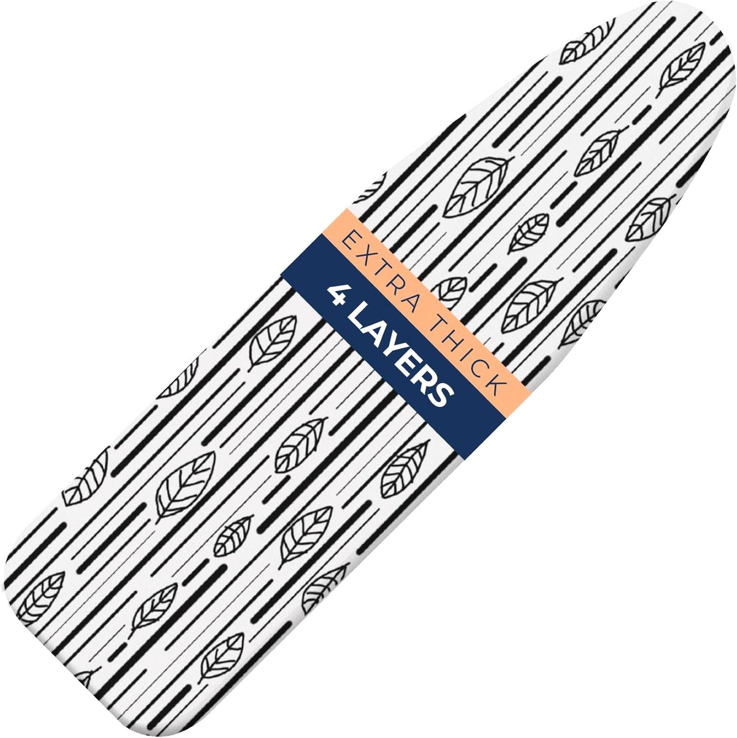 Ironing Board Cover and Pad Extra Thick Heavy Duty Padded 4 Layers Non Stick Scorch and Stain