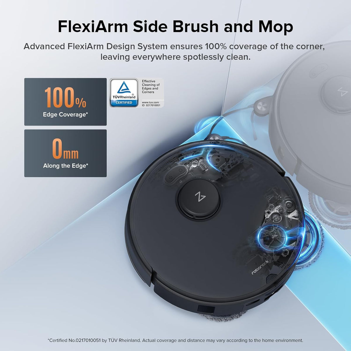 Roborock Qrevo Edge S5A Robot Vacuum and Mop, 17,000Pa, Zero-Tangling, DuoDivide Main Brush