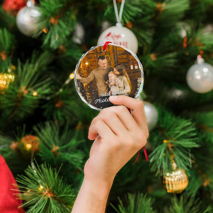 Personalized Christmas Ornament with Photo - Custom Picture Ornaments for Christmas 2025