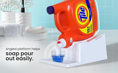 TidyFriend No-Spill Liquid Laundry Detergent Dispenser Holder, Laundry Soap Dispenser Holder with