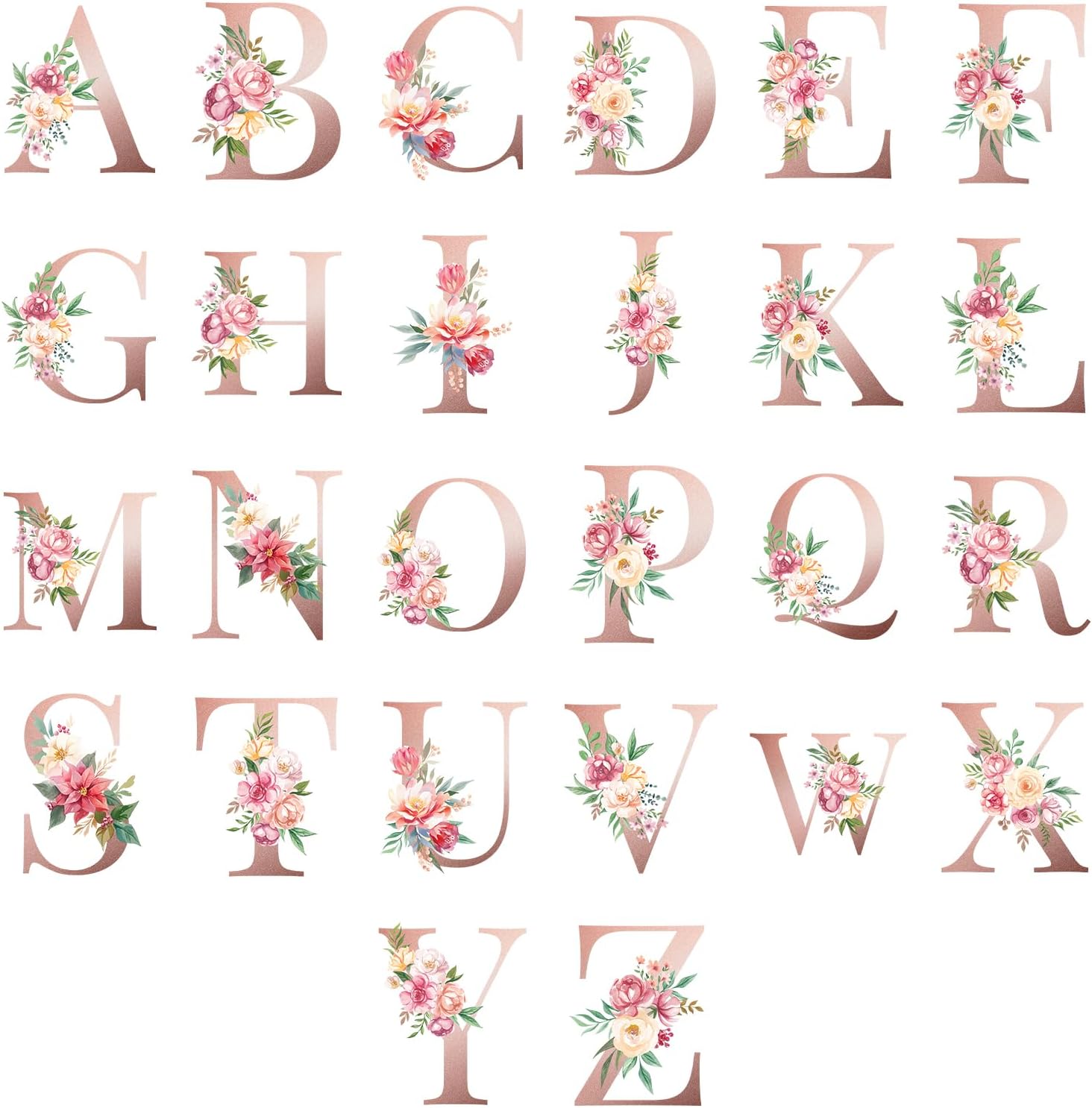 Letter Name Ornament, Personalized Christmas Ornaments 2025, Custom Initial A-Z Monogram Ornament