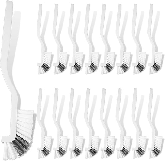 Yinkin 24 Pcs Kitchen Scrub Brush Bulk Sink Bathroom Edge Corner Cleaning Brush Right Angle Mini