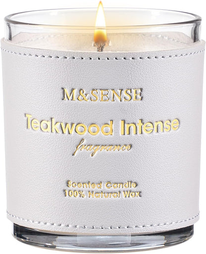 M&SENSE Mint Lavender Scented Soy Candles - Vegan, Heavy Scented, No Toxin Relaxing Candles for