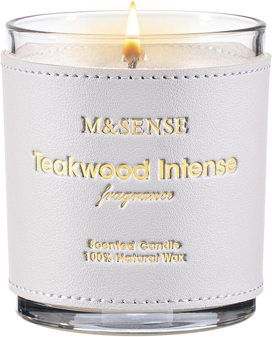 M&SENSE Mint Lavender Scented Soy Candles - Vegan, Heavy Scented, No Toxin Relaxing Candles for