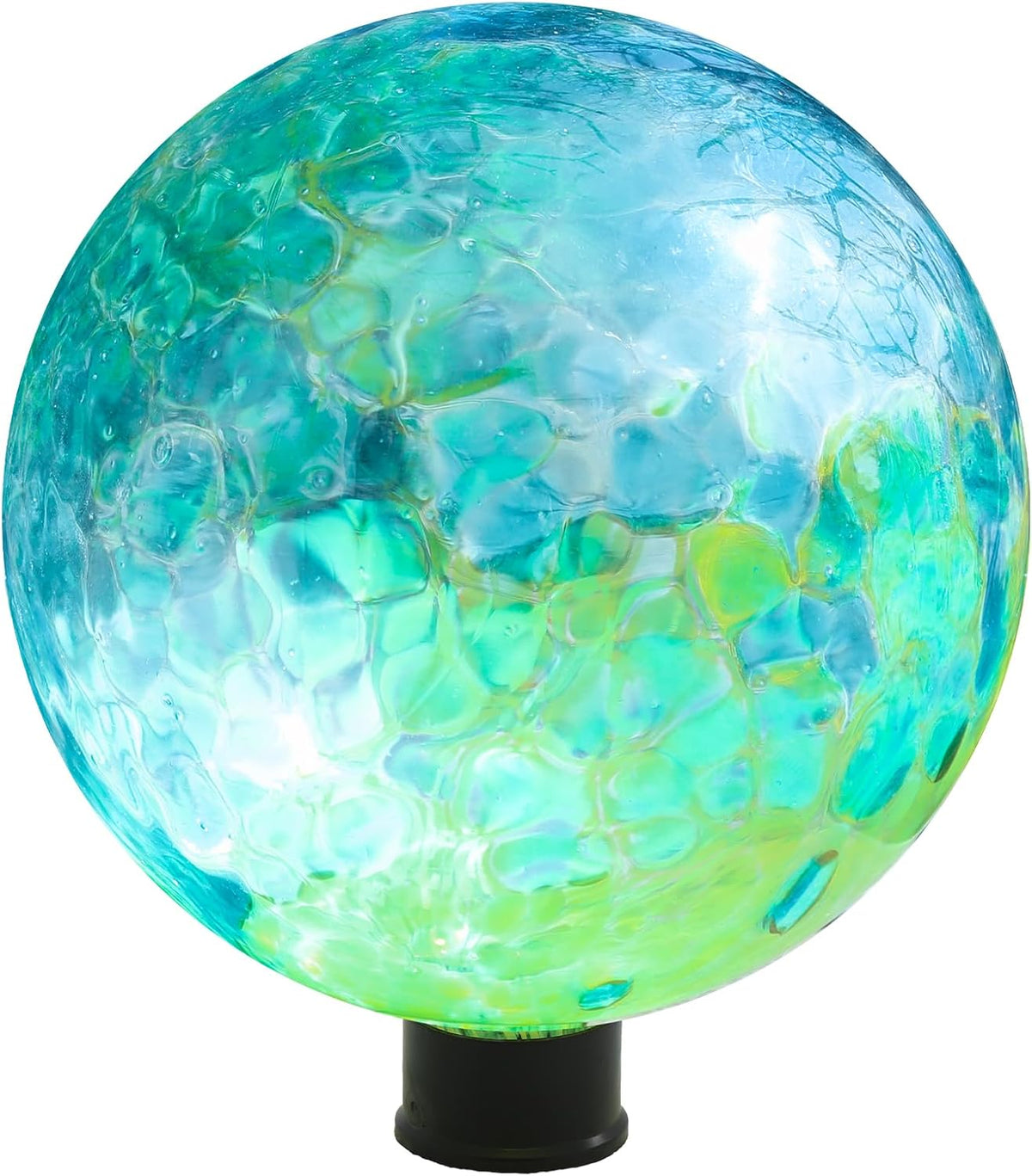 VCUTEKA Gazing Ball, Glass Gazing Balls Sphere for Garden Lawn Outdoor Ornament Yard Decorative