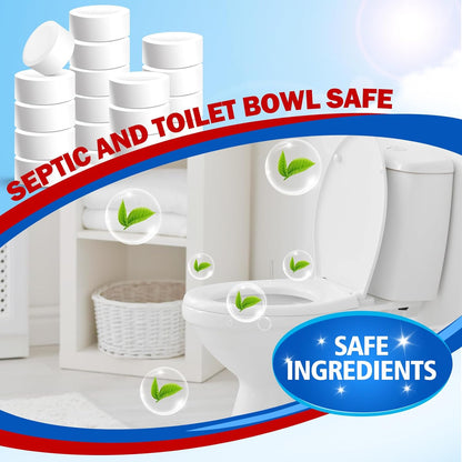 USKICH Toilet Bowl Cleaner 40 PACK, Household Automatic Toilet Bowl Cleaners with Bleach, Bathroom