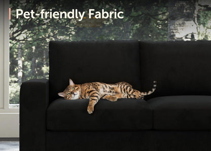HONBAY Sectional Sleeper Sofa with Pull Out Bed U-Shape Sectional Couch with Storage Chaise 6