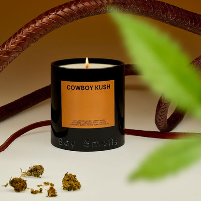 Boy Smells - Cowboy Kush Scented Candles for Men and Women - 8.5 oz - Soy, Coconut Wax Candle Blend