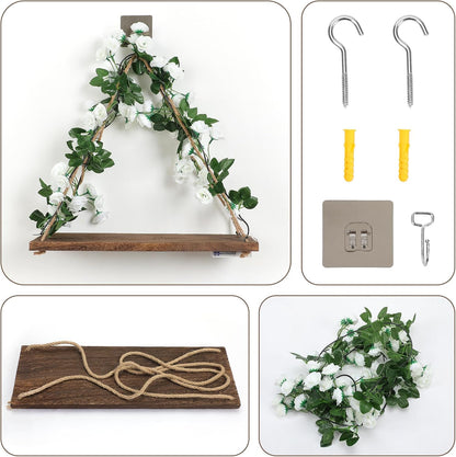 Floating Shelves for Wall,Plant Wall Decor,Hanging Shelf,Cottage Core Decor,Room Decor