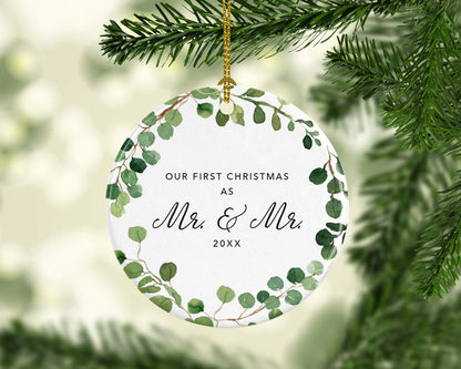 Andaz Press Custom Year Round Ceramic Porcelain Christmas Tree Ornament Keepsake Collectible Gift