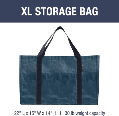 CleverMade Under Bed Storage Bag - Collapsible Storage for Shoes and Clothes Easy Use - Heavy Duty