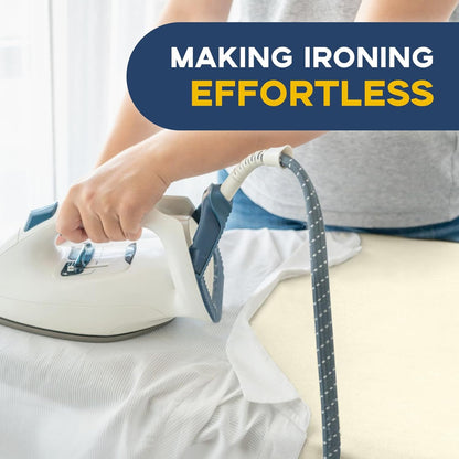 Ironing Board Full Size, RAINHOL Compact Iron Board with Iron Rest, Heat Resistant Cover with Ultra