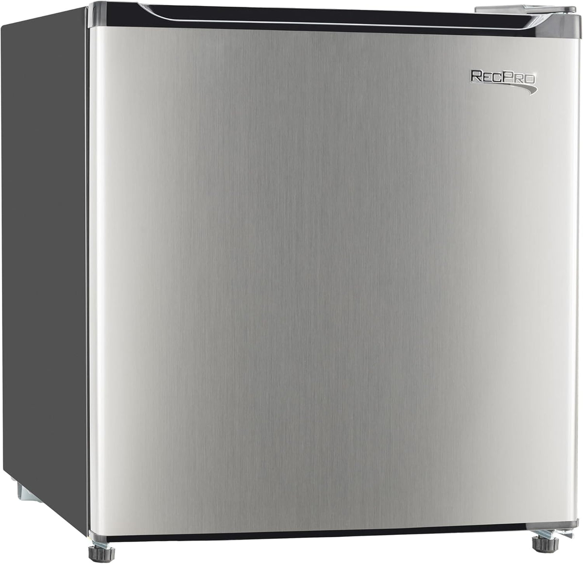 RecPro 1.7 Cu Ft 12V RV Refrigerator | Compact Fridge with Reversible Door, 2L Bottle Door Storage
