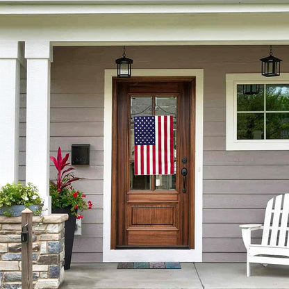 TOPFLAGS Garden Flag Holder with American Flag Garden Flag Banner Hanger for Wall Outside Yard