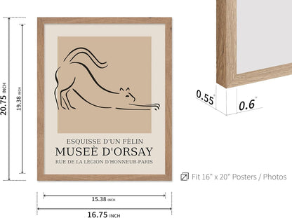 Poster Master Vintage Poster - Retro Minimalist Print - Gift for Artist, Housewarming - Cat, Line