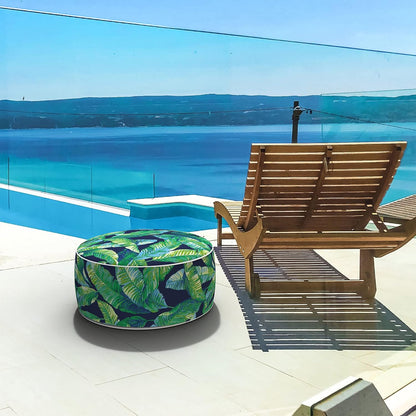 LVTXIII Inflatable Stool Ottoman Footrest with Handle, All Weather Foot Rest, Indoor or Outdoor Use