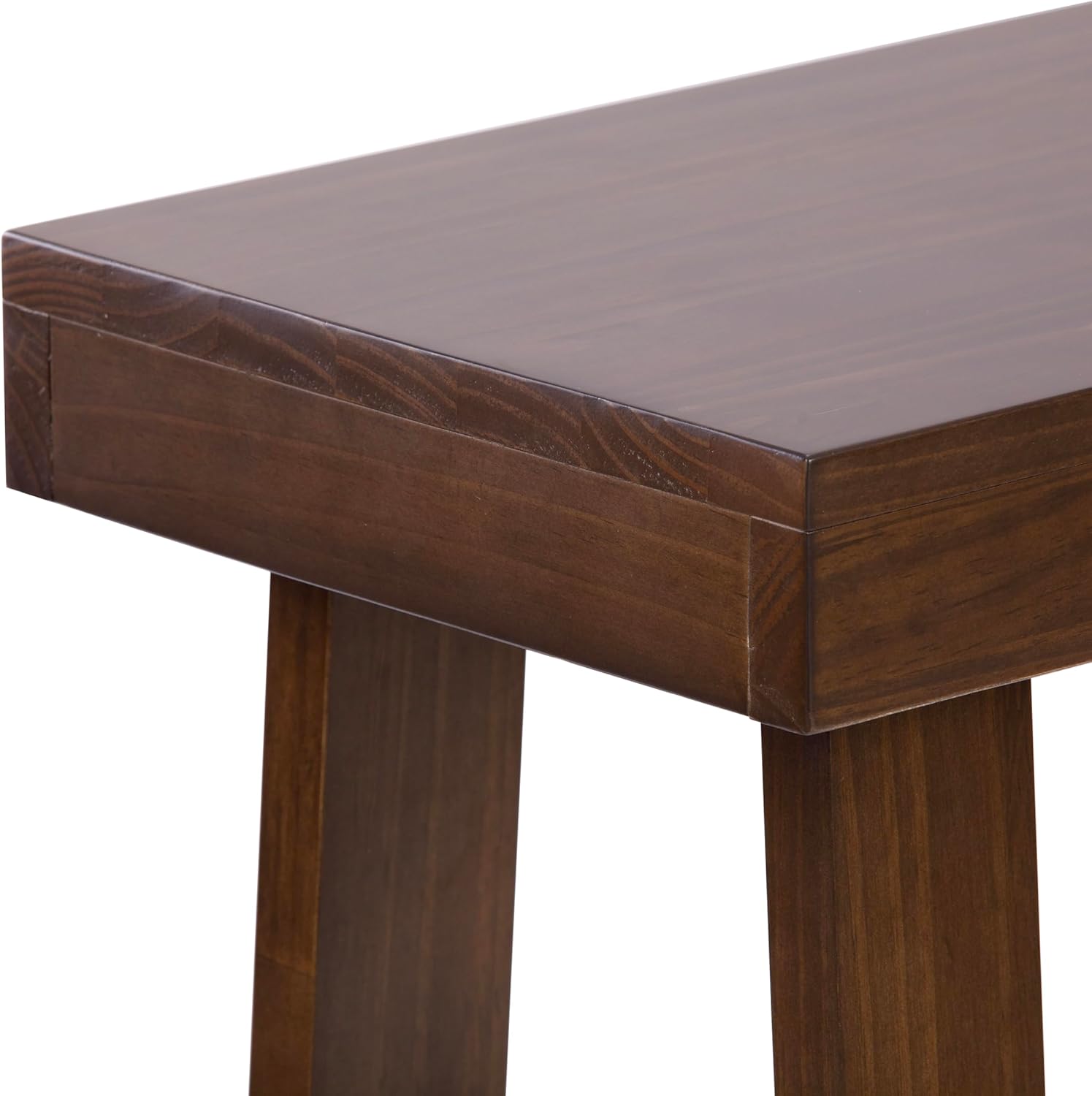 Plank+Beam Solid Wood Console Table, 46.25 Inch, Sofa Table, Narrow Entryway Table for Hallway
