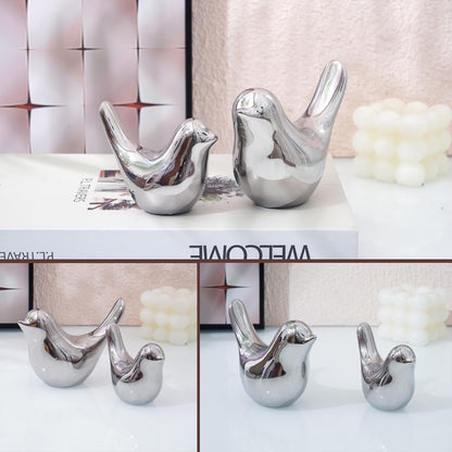 Notakia Small Birds Statues Home Decor Modern Style Decorative Ornaments for Living Room, Bedroom