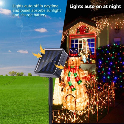 Joomer Solar Christmas Lights Outdoor, 4 Pack Total 156FT 400LED 8 Lighting Modes Solar String