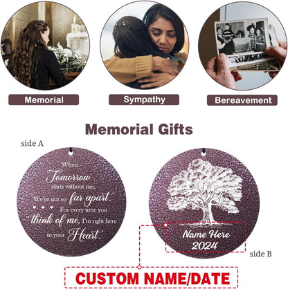 ASTARIN 36" Large Deep Tone Personalized Sympathy Wind Chimes, Memorial Wind Chime for Loss of
