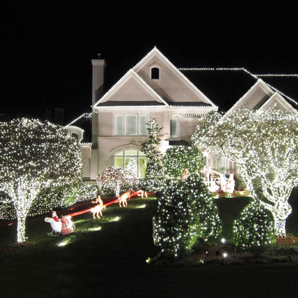 33FT 100 LEDs String Lights Waterproof Fairy Lights 8 Modes with Memory 30V UL Certified Power
