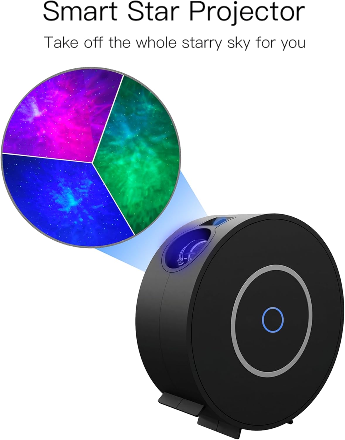 Star Projector, Galaxy Projector for Bedroom, Smart APP & Voice Control Galaxy lamp, Compatible