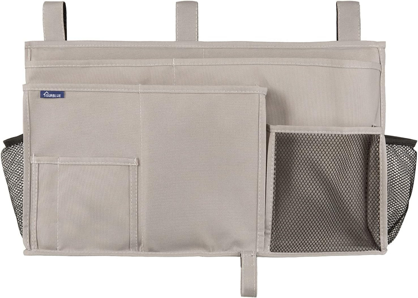 Surblue Bedside Caddy Hanging Bed Organizer Storage Bag Pocket for Bunk and Hospital Beds, College