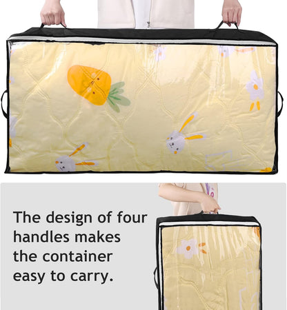Budding Joy 90L Under Bed Storage Containers, Closet Organizers and Storage Bins, Foldable Underbed