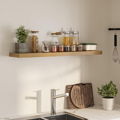 Floating Shelves for Wall, 48" W x 9.3" D x 1.5" H, Wooden Wall Mounted Display Shelves with