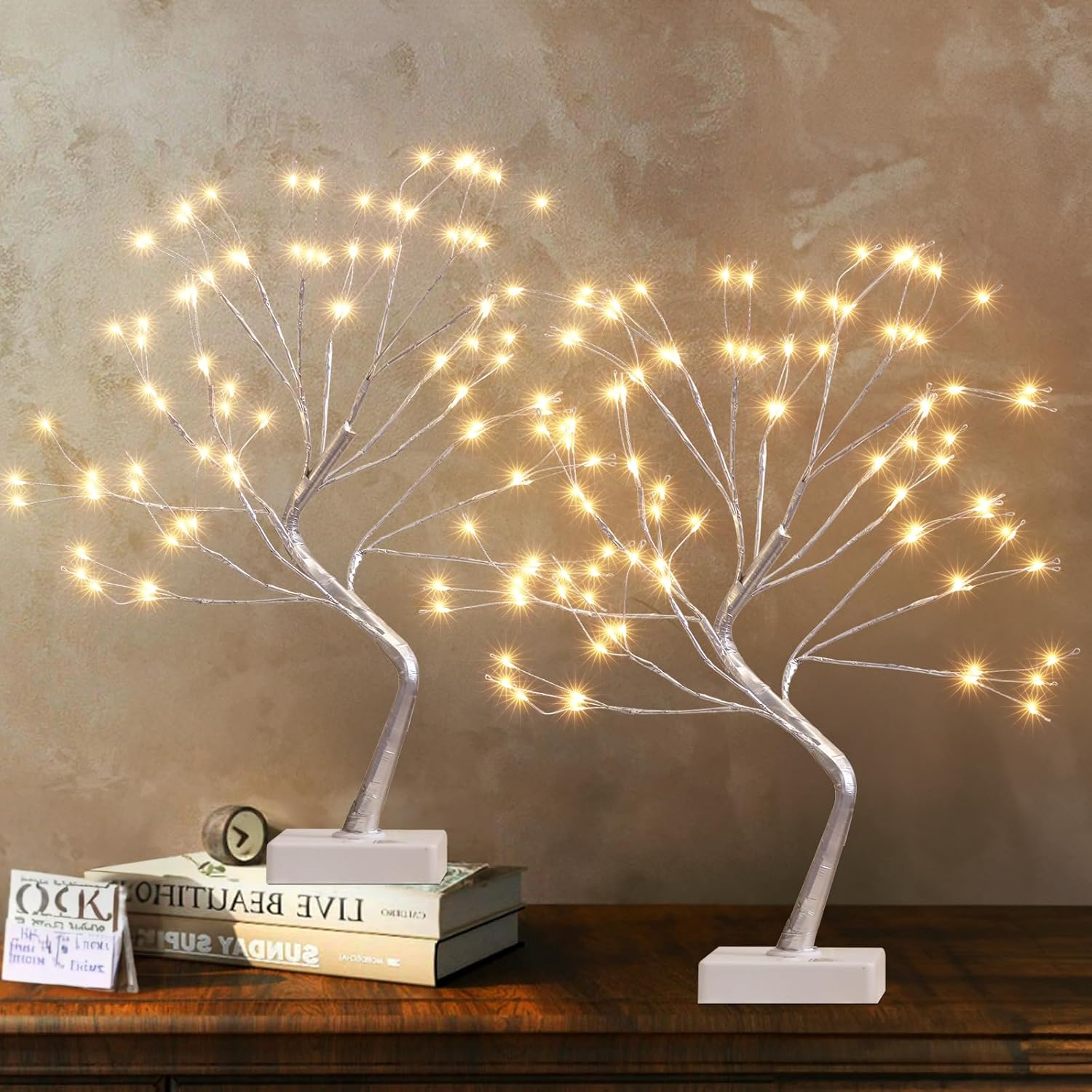 EAMBRITE Fairy Light Tree, 108 Led Light up Trees Decor Indoor, 8 Modes Fairy Light Spirit Tree for