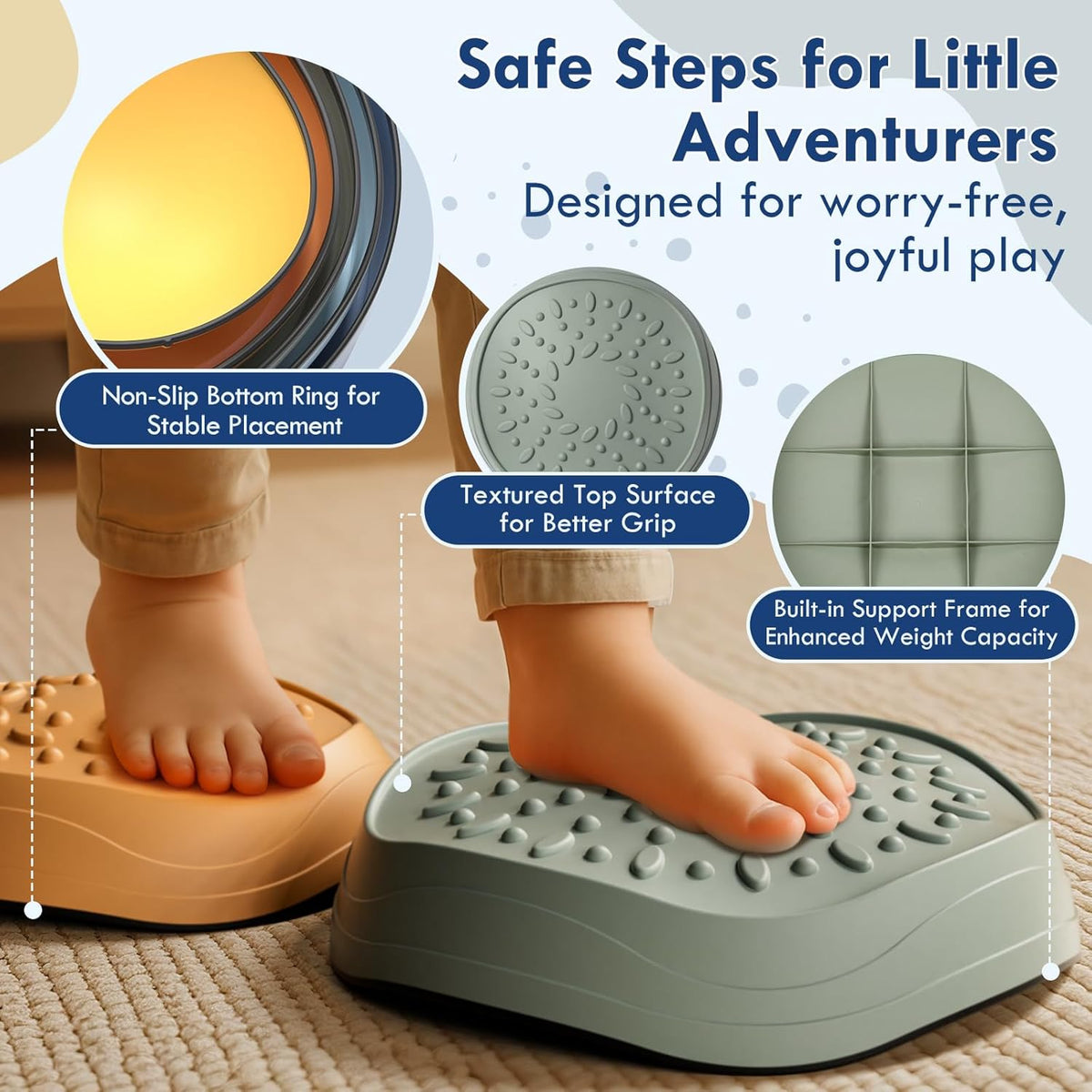 Lehoo Castle Stepping Stones for Kids