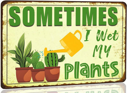 Funny Signs Garden Decor Outdoor Vintage Garden Decorative Metal Sign Gifts For Women Plant Lover