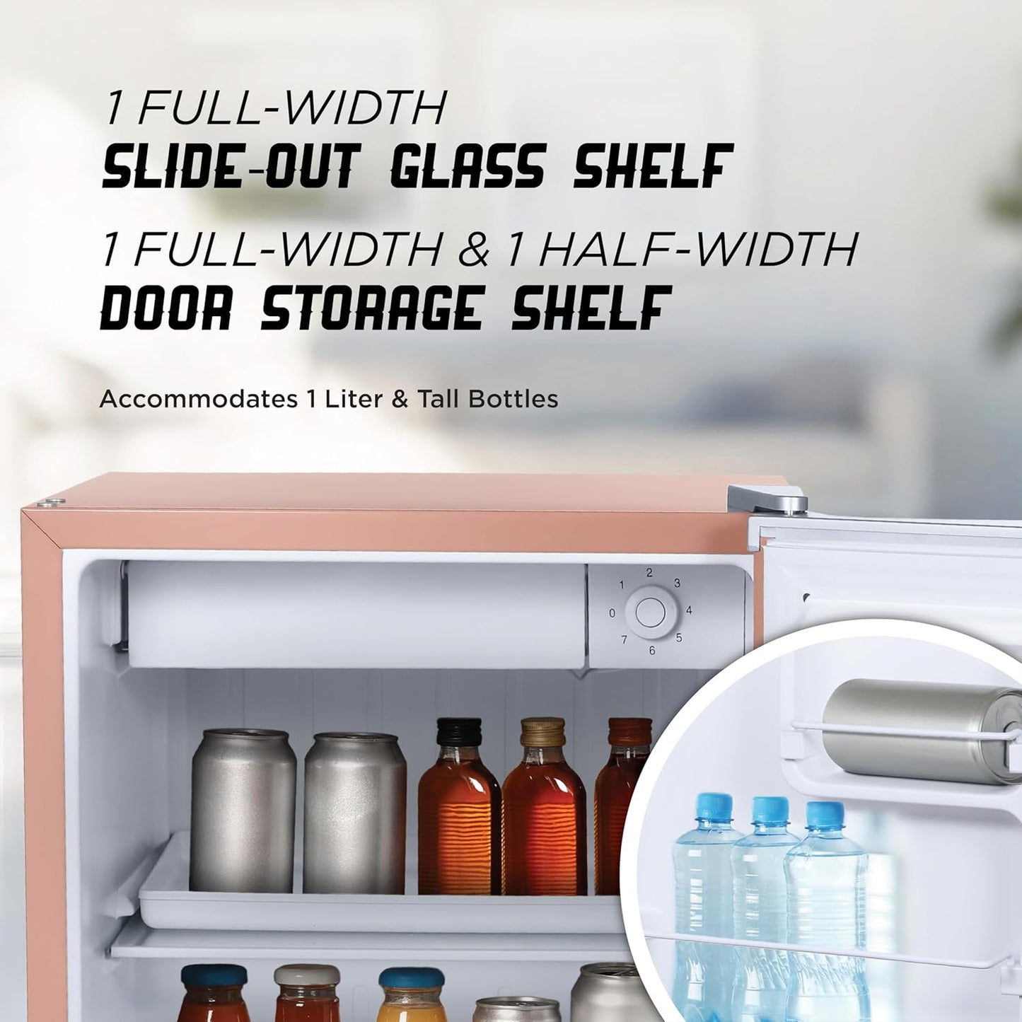IBCR17BLS Compact, Energy Star Certified Small, Single Door Mini Fridge with Freezer Refrigerator