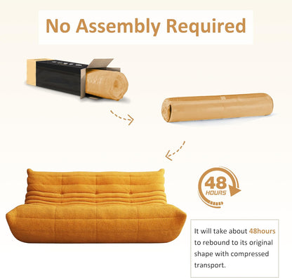 Bean Bag Chair, Oversized Bean Bag Chair for Living Room, Fireside Chair for Adults with Memory