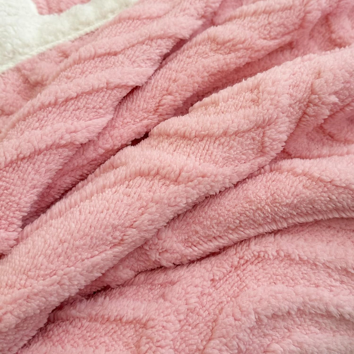 UKELER Sherpa Throw Blanket 60 × 80 inch, Ultra Soft Twin Size Fleece Blanket for All Season, Cozy