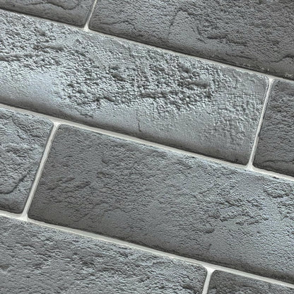 Vintage Faux Brick Wall Tiles, 3D Thin Brick Veneers for Bedroom, Bathroom, Kitchen, Fireplace and