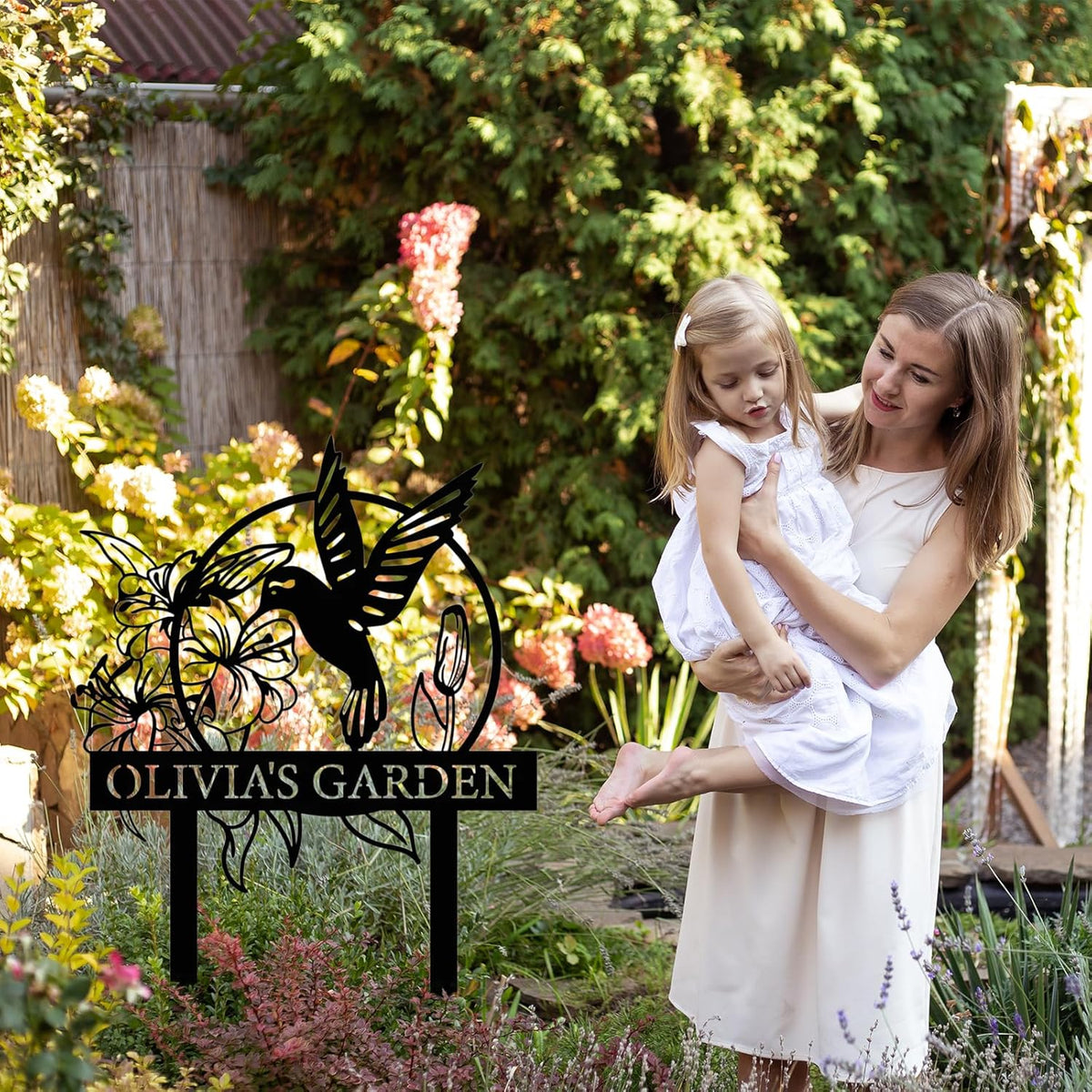 Personalized Garden Signs | Garden Stake Metal Sign | Custom Garden Sign | Customized Bird Garden