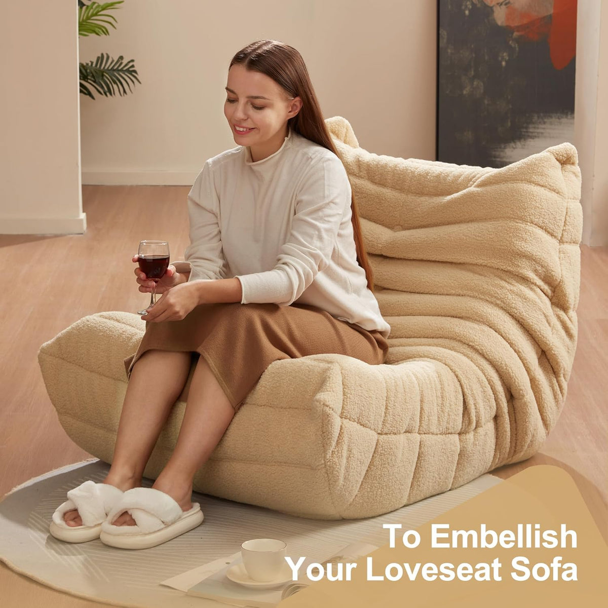 Bean Bag Chairs for Adults Giant Bean Bag Chair Memory Foam BeanBag Chair Big Bean Bag Sofa with