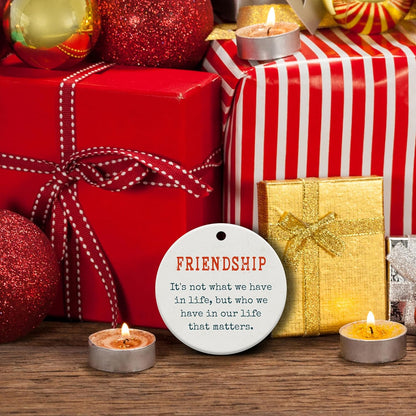 Friendship Gifts for Women, Best Friend, Funny, Work Besties, Sister, Friend Ornaments for Women