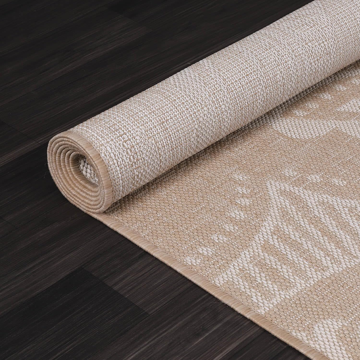 Medallion Outdoor Rug 9x12 Washable Outside Carpet for Indoor Patio Porch Waterproof Easy Cleaning