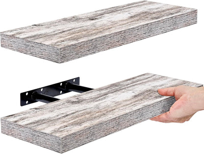 Sorbus Floating Shelves, Wall Shelves for Bedroom, Kitchen, Living Room, Bathroom Shelves Over The