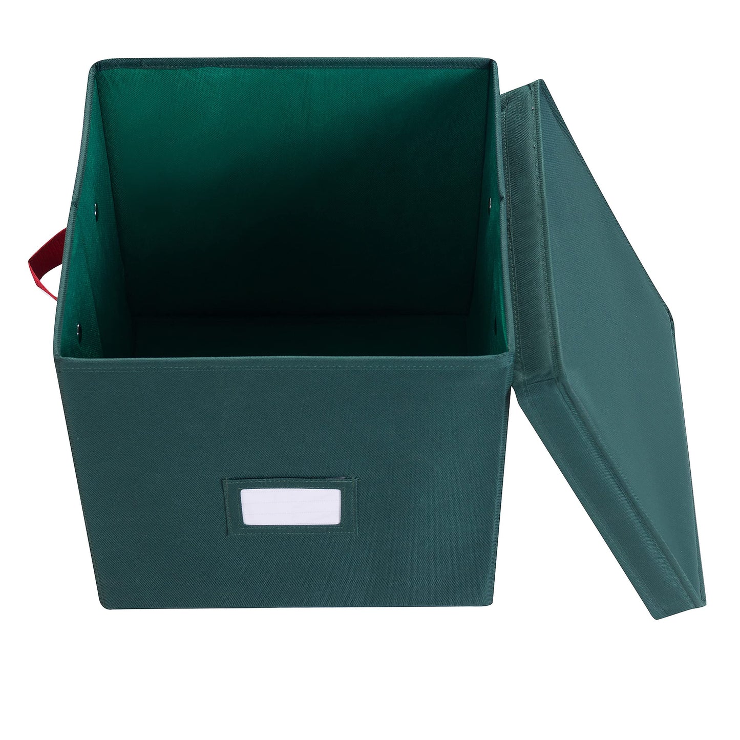 Storage Ornament Box - Holiday Organizer Cube with 64 Individual Compartments and Adjustable